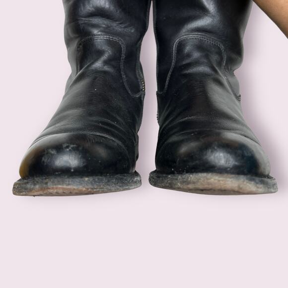 Frye 3476095 Melissa Inside Zip Black Riding Boots - Picture 5 of 9